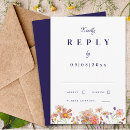 Search for terracotta and navy wedding rsvp cards Modern