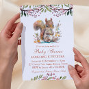 Search for squirrel baby shower invitations Forest