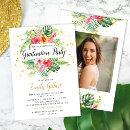 Search for foliage graduation invitations Gold