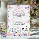 Search for purple butterfly baby shower invitations Garden