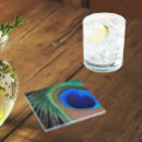 Search for peacock feather coasters Feathers