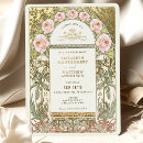 Recherche de alphonse mucha invitations Rose