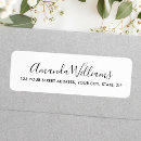 Search for plain return address labels Black and white