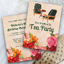 Search for afternoon tea birthday invitations Elegant