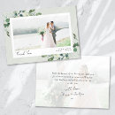 Search for eucalyptus wedding thank you cards Elegant