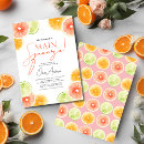 Search for bright bridal shower invitations Mediterranean