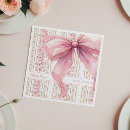 Search for pink baby shower napkins Coquette