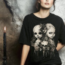 Recherche de crâne et papillons tshirts Gothique