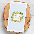 Recherche de orange fruit serviettes Bride