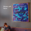 Search for cool patterns posters Blue