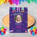 Search for pizza movie invitations Slumber party