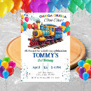 Search for choo choo birthday invitations 2nd