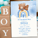 Search for cub baby shower invitations Beary cute baby