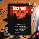Search for basketball baby shower invitations Modern