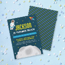 Search for boys space birthday invitations Rocket ship birthday