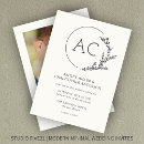 Search for frame monogram stamp wedding invitations Boho