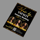 Search for black hair salon flyers Elegant