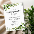Search for foliage engagement party invitations Elegant