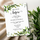 Search for greenery rehearsal dinner invitations Eucalyptus