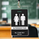 Search for bathroom pass Classroom