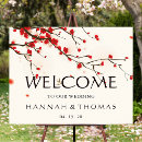 Search for cherry blossoms wedding signs Watercolor