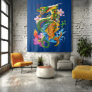 Search for chinese blue dragon art Green