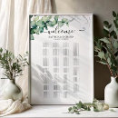 Search for gold white wedding seating charts Botanical