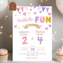 Search for double the fun invitations For kids