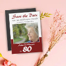 Search for save the date 80th birthday invitations Eighty