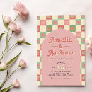 Search for retro wedding invitations Groovy