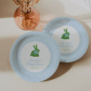 Search for blue and white rabbit plates Elegant