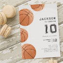 Recherche de de basket ball invitations Minimaliste