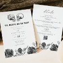 Search for gothic wedding invitations Till death