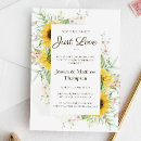 Recherche de tournesol mariage invitations Jardin