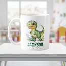 Search for cute kids mugs Dinosaur