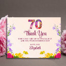 Search for 70 year old woman cards Seventieth