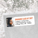 Search for high school graduation return address labels Class of 2025