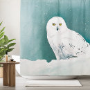 Recherche de hibou rideaux douche Blanc