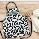 Search for modern floral pattern aprons Baking