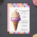 Search for ice cream sundae invitations Modern