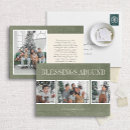 Search for unique religious christmas cards Green