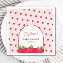 Search for red berries napkins Watercolor