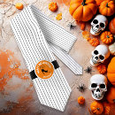 Recherche de chat noir de halloween cravates Orange et noir