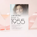 Recherche de photo 70th birthday invitations Minimaliste