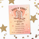 Recherche de cowboy boot bridal shower invitations Cowgirl