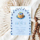 Search for pancake invitations Blue