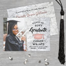 Search for pink black graduation invitations Class of 2024