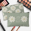 Recherche de initiale cosmétiques pochettes Vert sauge