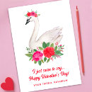 Search for swan valentines day cards Cute
