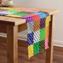 Search for multicolored table runners Colourful